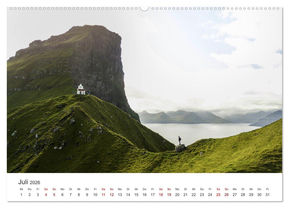 Färöer - Die wunderschönen Inseln im Norden. (CALVENDO Premium Wandkalender 2026)