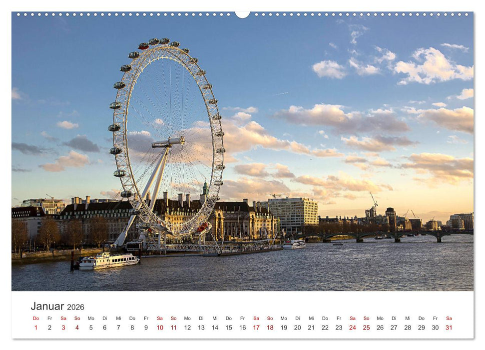 London - In der Stadt der Superlative. (CALVENDO Premium Wandkalender 2026)