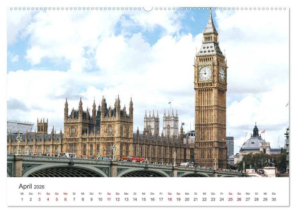 London - In der Stadt der Superlative. (CALVENDO Premium Wandkalender 2026)