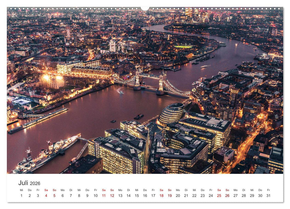 London - In der Stadt der Superlative. (CALVENDO Premium Wandkalender 2026)