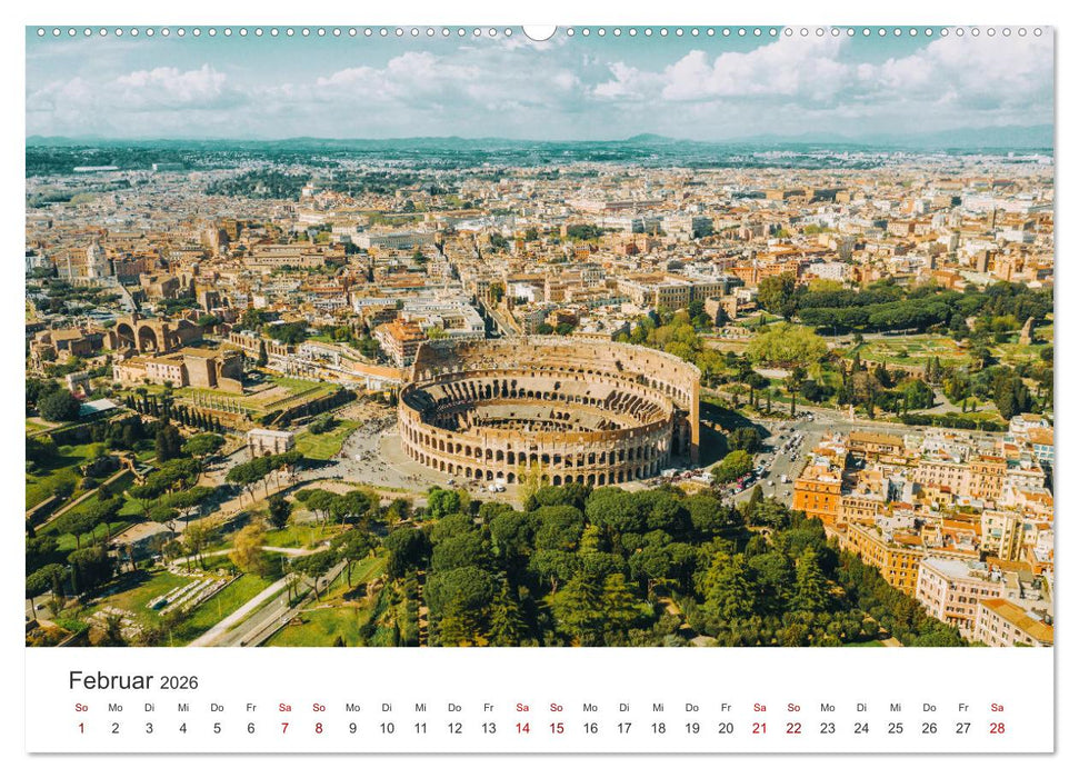 Rom - In der Stadt der sieben Hügel. (CALVENDO Premium Wandkalender 2026)