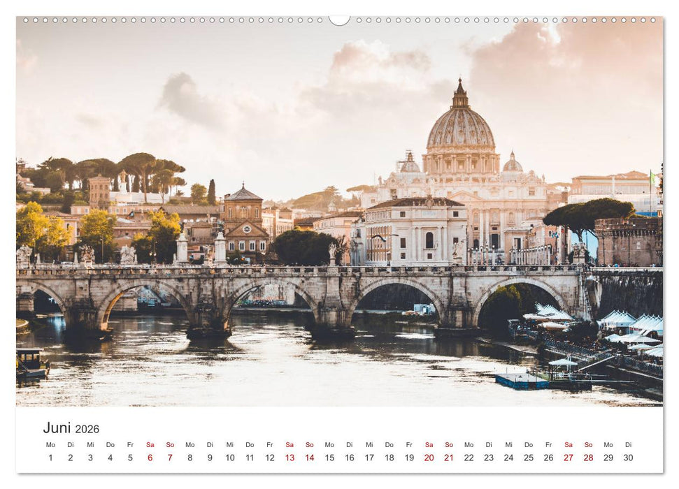 Rom - In der Stadt der sieben Hügel. (CALVENDO Premium Wandkalender 2026)