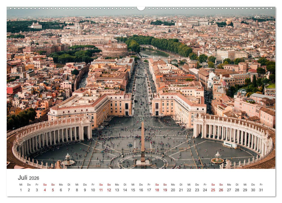 Rom - In der Stadt der sieben Hügel. (CALVENDO Premium Wandkalender 2026)
