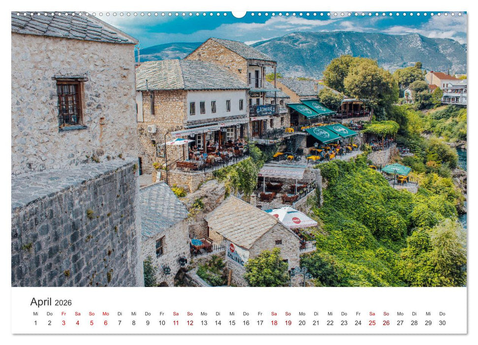 Bosnien - Wunderschöne Natur in einem bezaubernden Land. (CALVENDO Premium Wandkalender 2026)