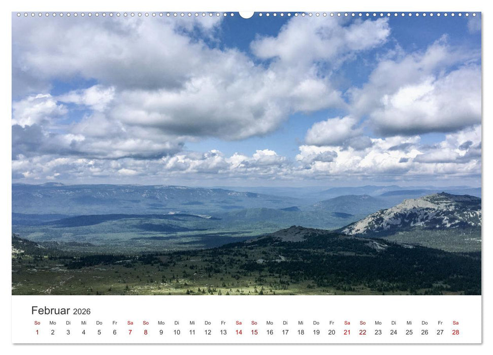 Uralgebirge - Das wunderschöne Gebirge zwischen Asien und Europa. (CALVENDO Premium Wandkalender 2026)