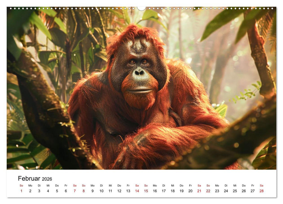 Magische Tierwelt Asiens (CALVENDO Premium Wandkalender 2026)