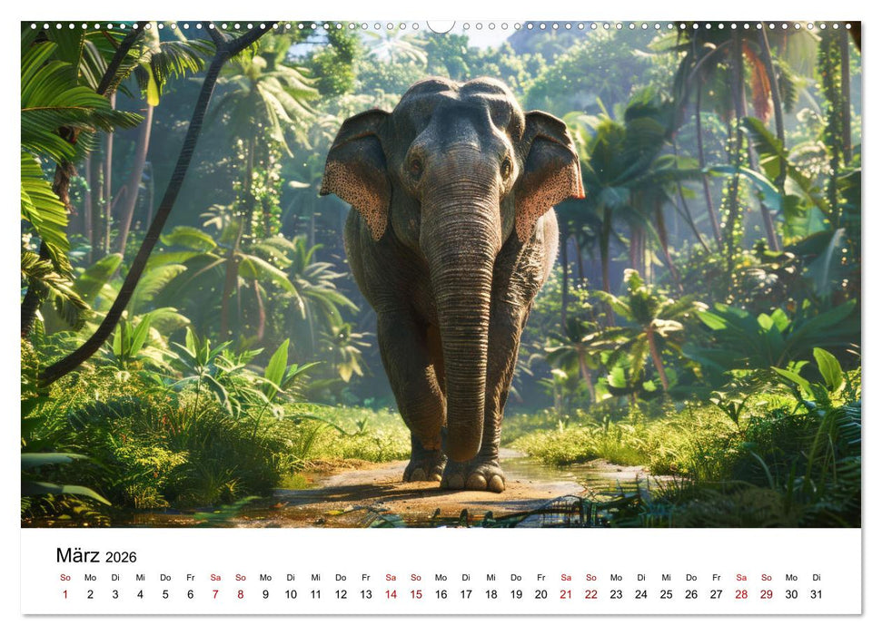 Magische Tierwelt Asiens (CALVENDO Premium Wandkalender 2026)