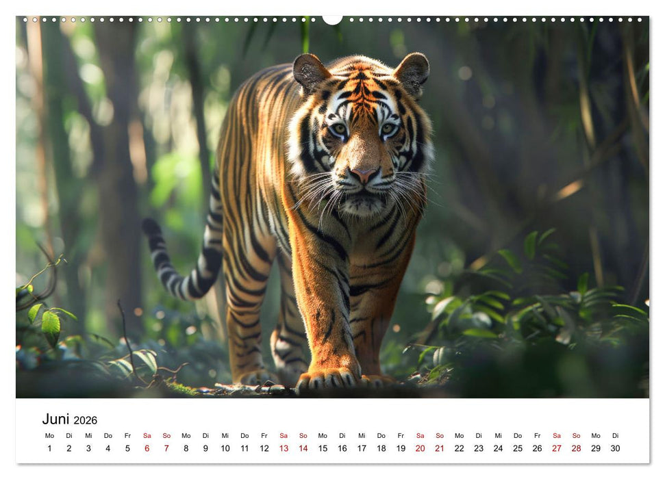Magische Tierwelt Asiens (CALVENDO Premium Wandkalender 2026)