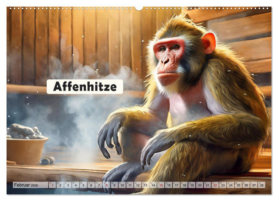 Wortwörtlich - Tierische Sprüche (CALVENDO Premium Wandkalender 2026)