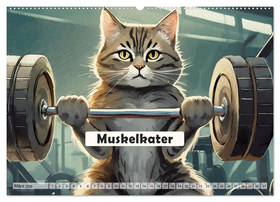 Wortwörtlich - Tierische Sprüche (CALVENDO Premium Wandkalender 2026)