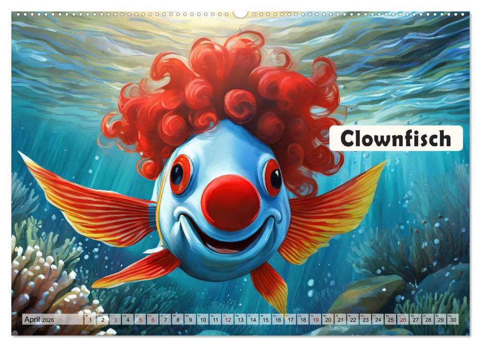 Wortwörtlich - Tierische Sprüche (CALVENDO Premium Wandkalender 2026)