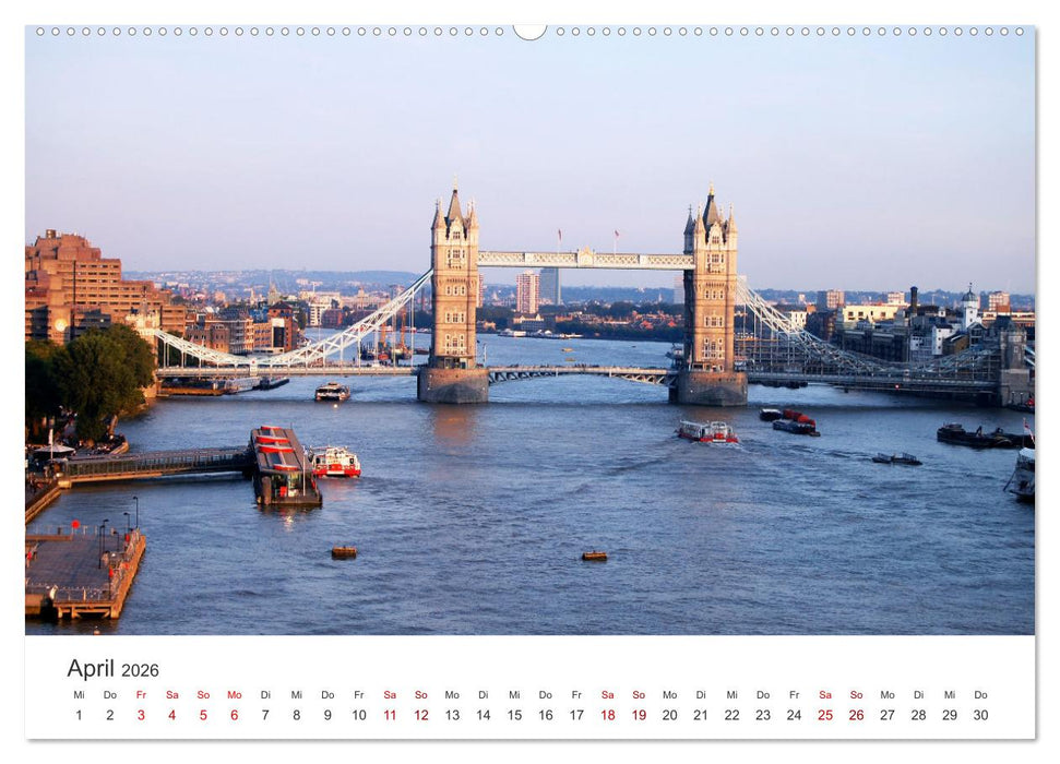 Brücken - Die schönsten Brücken der Welt. (CALVENDO Premium Wandkalender 2026)