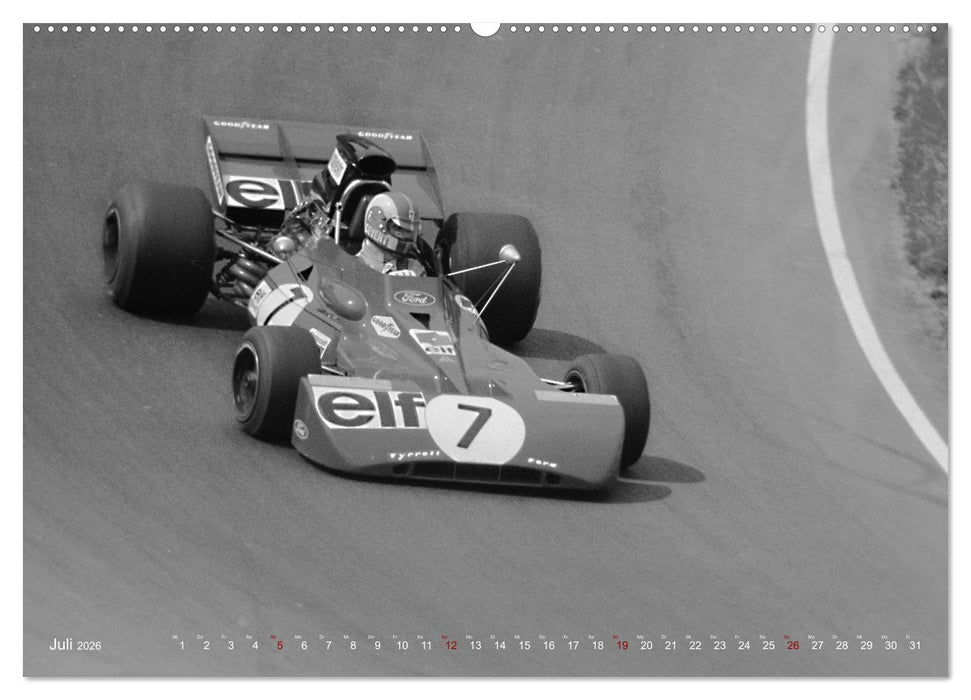 Grand Prix - Formel-Rennen 1972-1977 (CALVENDO Premium Wandkalender 2026)
