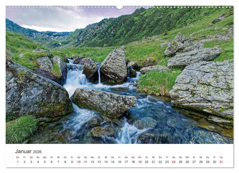 Siebenbürgen und das Fagaras Gebirge (CALVENDO Wandkalender 2026)