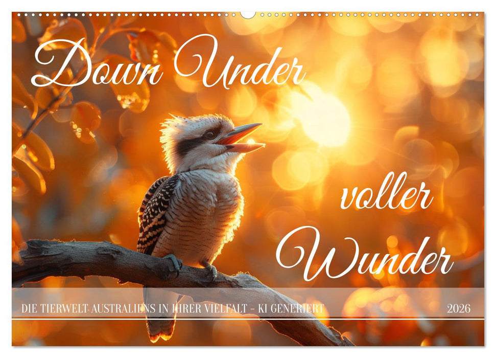 Down Under voller Wunder (CALVENDO Wandkalender 2026)