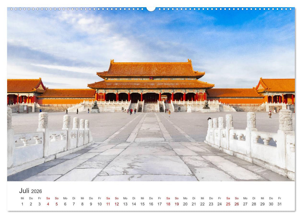 Peking - Die faszinierende Hauptstadt Chinas. (CALVENDO Premium Wandkalender 2026)