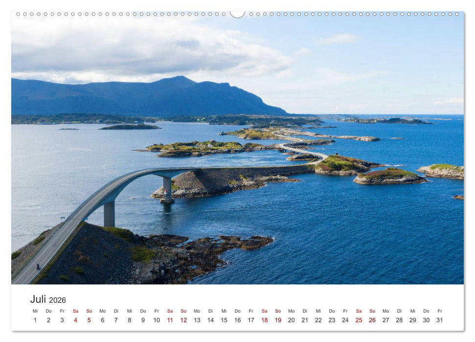 Norwegen - Das wunderschöne Land im Norden. (CALVENDO Premium Wandkalender 2026)