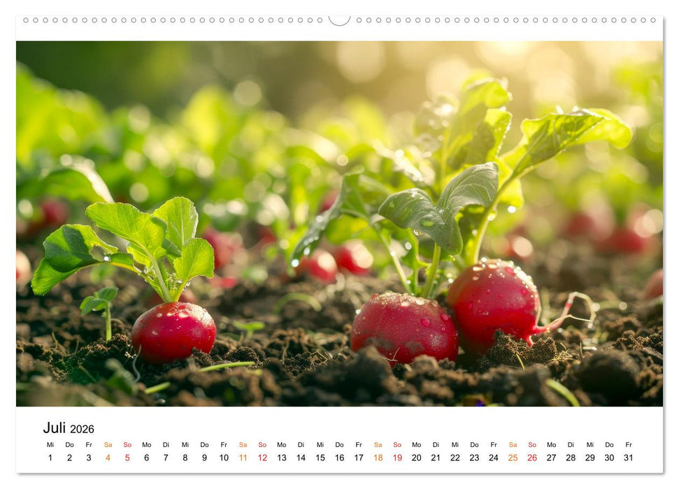 Gemüse für Gourmets (CALVENDO Premium Wandkalender 2026)
