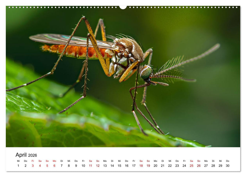 Insekten hautnah (CALVENDO Wandkalender 2026)