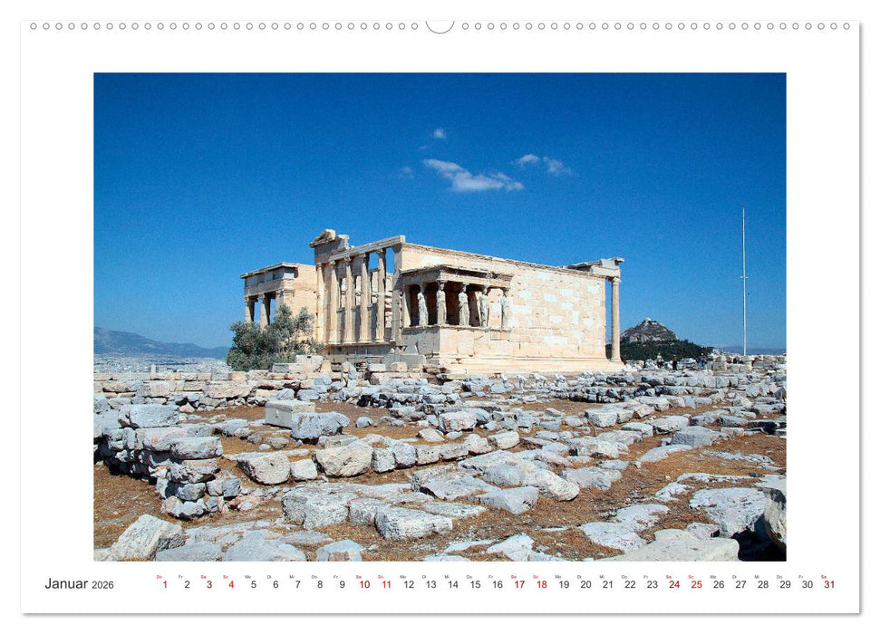 Griechischer Charme (CALVENDO Premium Wandkalender 2026)