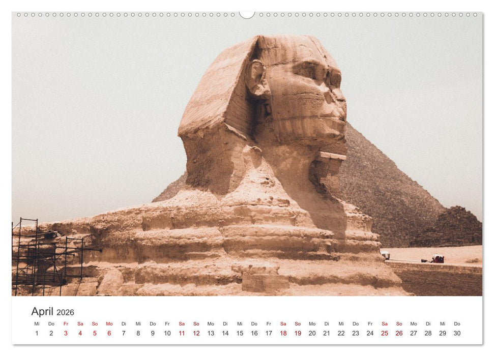 Ägypten - Im Land der Pyramiden. (CALVENDO Premium Wandkalender 2026)