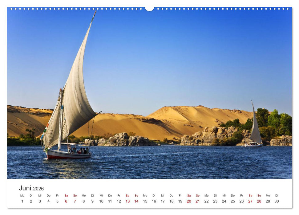 Ägypten - Im Land der Pyramiden. (CALVENDO Premium Wandkalender 2026)