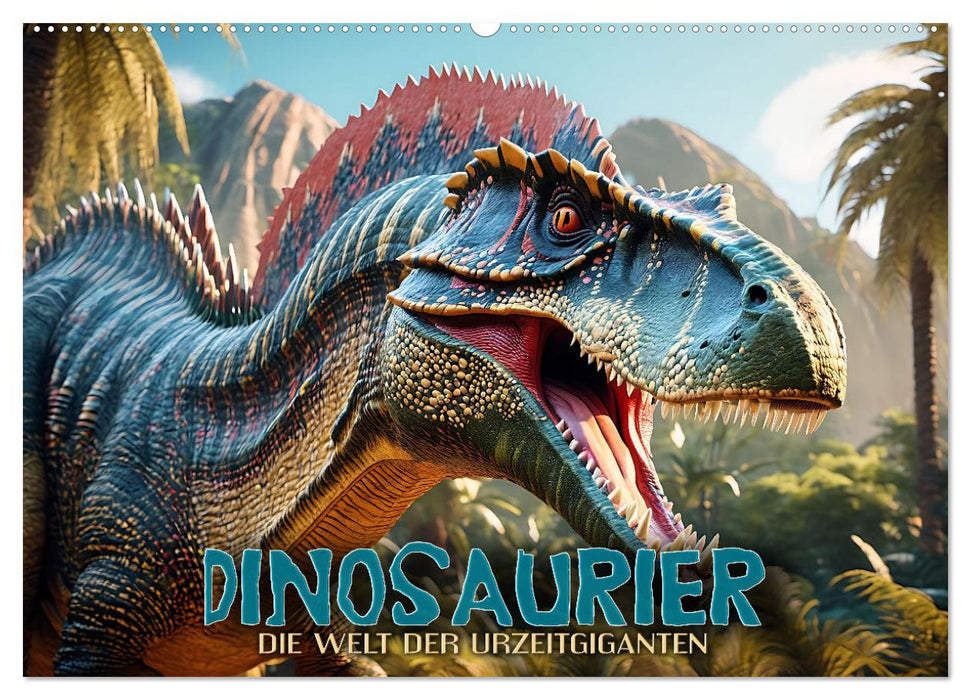 Dinosaurier - die Welt der Urzeitgiganten (CALVENDO Wandkalender 2026)