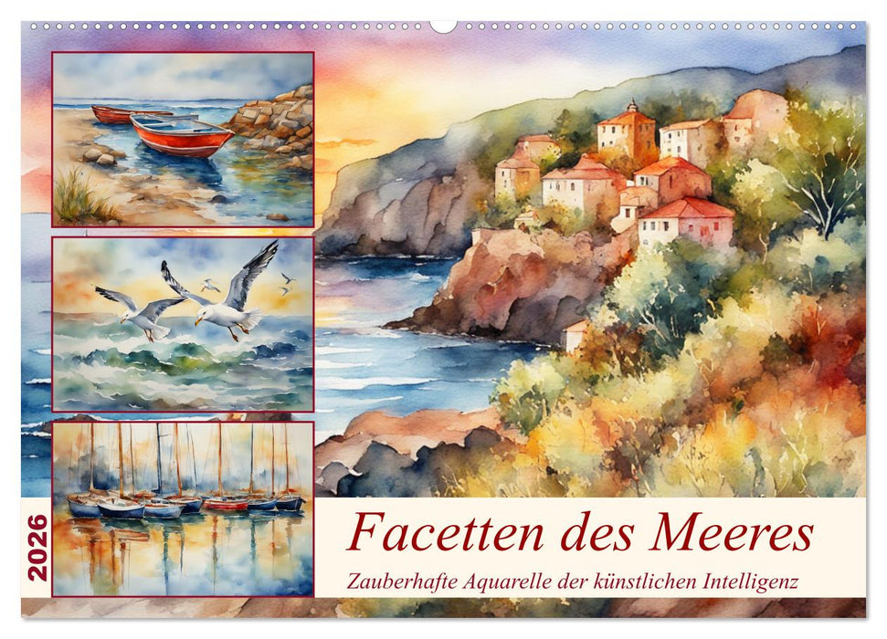 Facetten des Meeres (CALVENDO Wandkalender 2026)