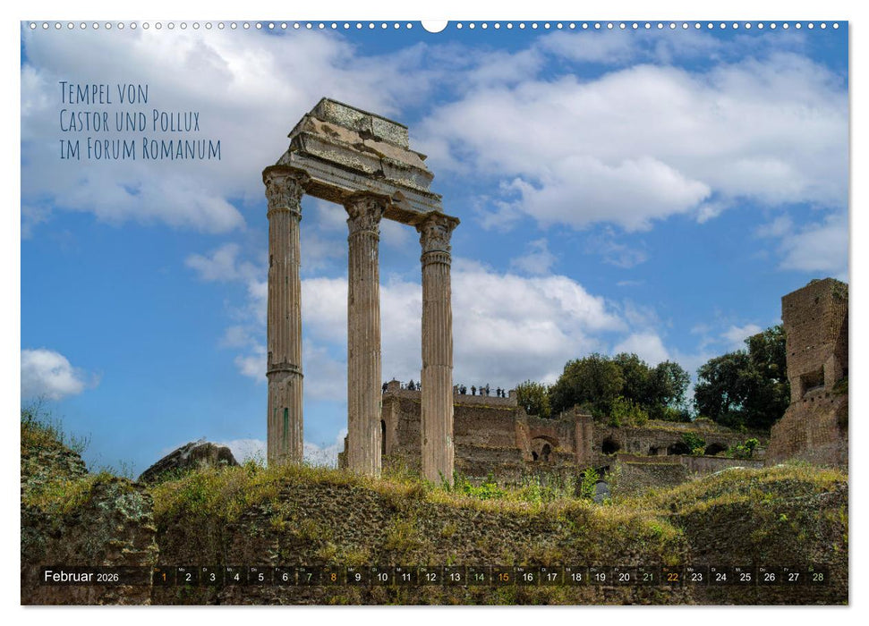 Highlights in Rom - Ein Wochenende in der "Ewigen Stadt" (CALVENDO Premium Wandkalender 2026)