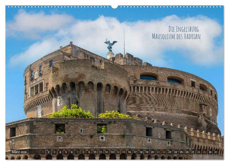 Highlights in Rom - Ein Wochenende in der "Ewigen Stadt" (CALVENDO Premium Wandkalender 2026)
