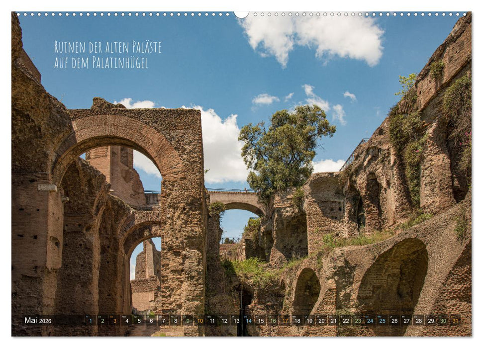 Highlights in Rom - Ein Wochenende in der "Ewigen Stadt" (CALVENDO Premium Wandkalender 2026)