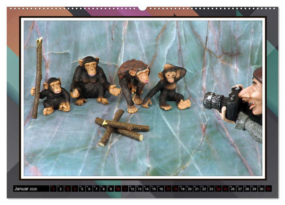 Fotograf auf Pirsch - ein Kinderkalender (CALVENDO Premium Wandkalender 2026)