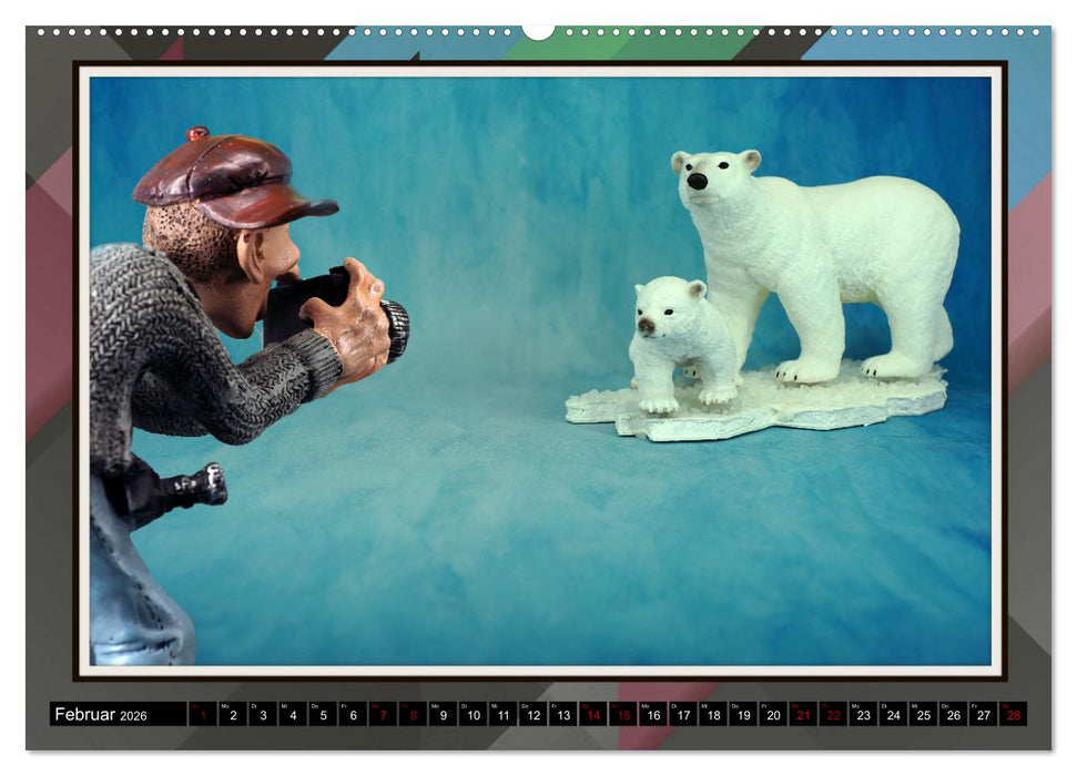 Fotograf auf Pirsch - ein Kinderkalender (CALVENDO Premium Wandkalender 2026)