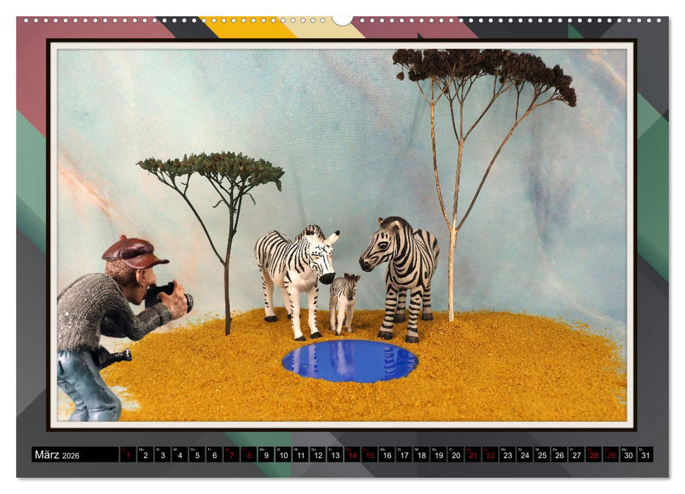 Fotograf auf Pirsch - ein Kinderkalender (CALVENDO Premium Wandkalender 2026)