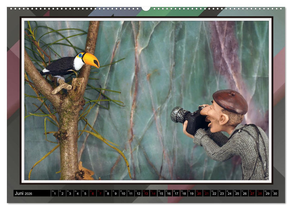 Fotograf auf Pirsch - ein Kinderkalender (CALVENDO Premium Wandkalender 2026)