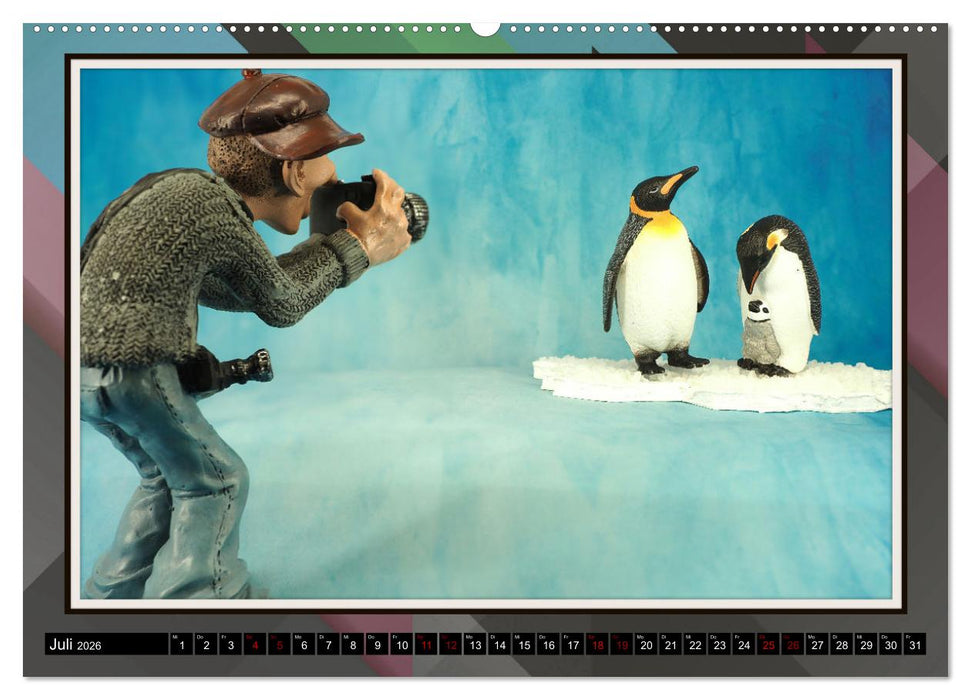 Fotograf auf Pirsch - ein Kinderkalender (CALVENDO Premium Wandkalender 2026)