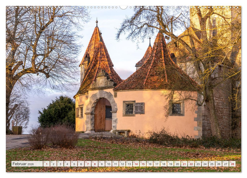 Ein Spaziergang durch Rothenburg ob der Tauber (CALVENDO Premium Wandkalender 2026)