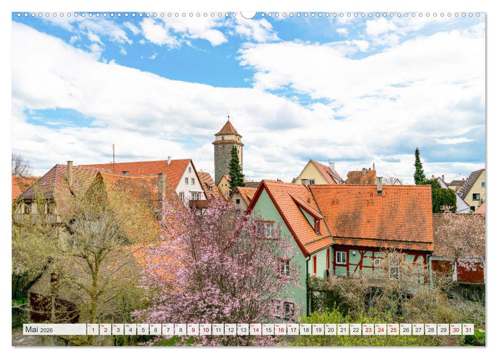 Ein Spaziergang durch Rothenburg ob der Tauber (CALVENDO Premium Wandkalender 2026)