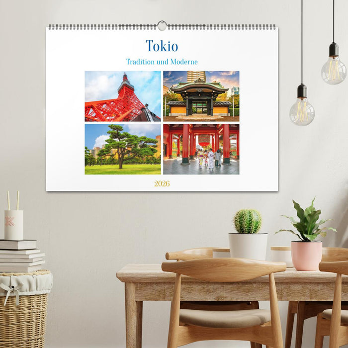 Tokio - Tradition und Moderne (CALVENDO Wandkalender 2026)