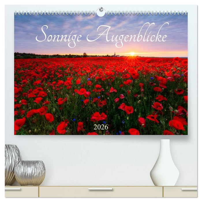 Sonnige Augenblicke (CALVENDO Premium Wandkalender 2026)