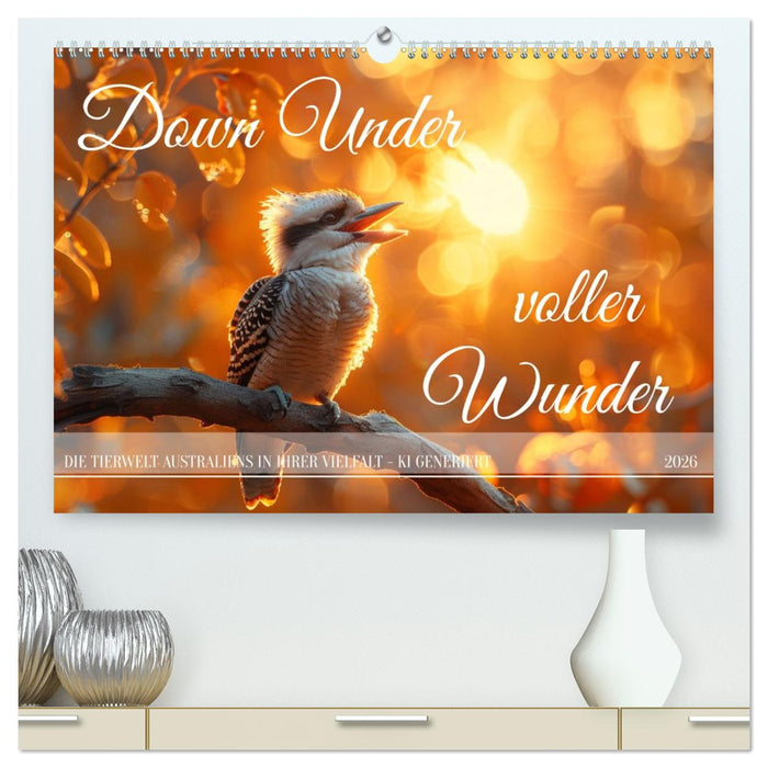 Down Under voller Wunder (CALVENDO Premium Wandkalender 2026)