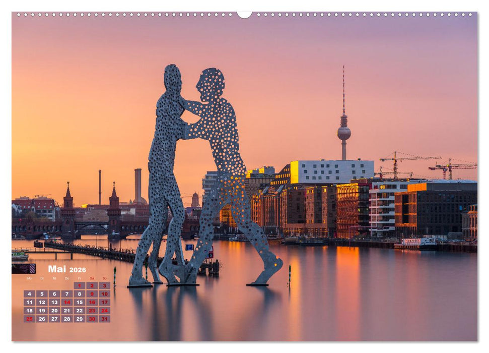 Ein Jahr Fernsehturm Berlin (CALVENDO Premium Wandkalender 2026)