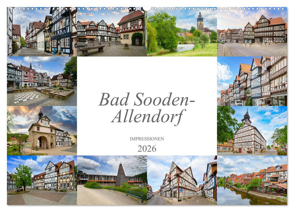 Bad Sooden-Allendorf Impressionen (CALVENDO Wandkalender 2026)