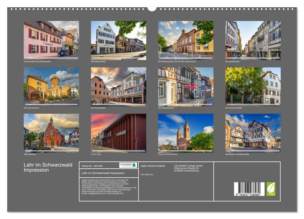 Lahr im Schwarzwald Impression (CALVENDO Premium Wandkalender 2026)