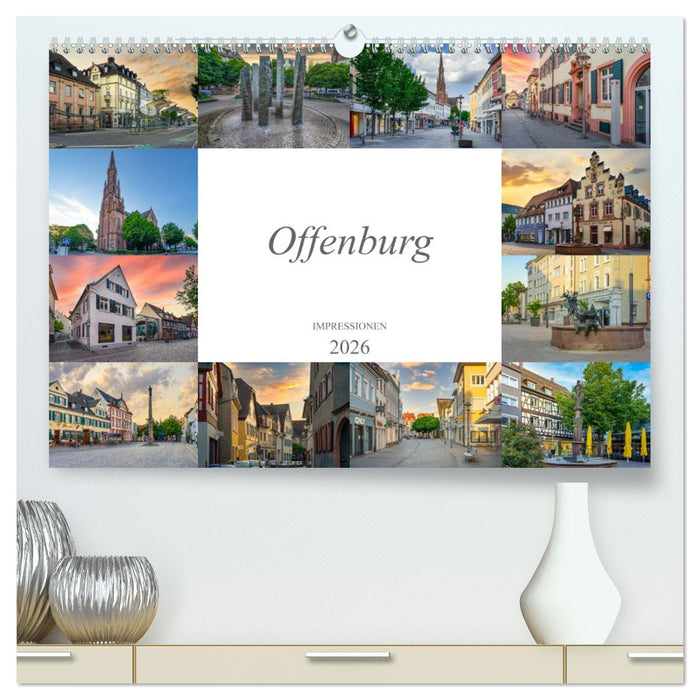 Offenburg Impressionen (CALVENDO Premium Wandkalender 2026)