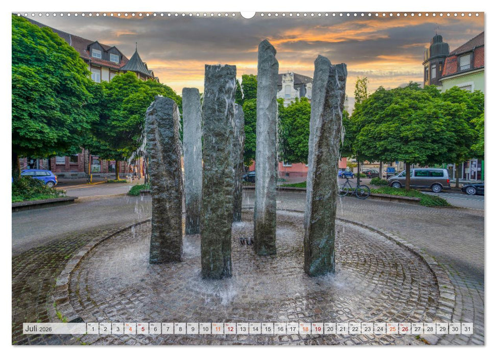 Offenburg Impressionen (CALVENDO Premium Wandkalender 2026)