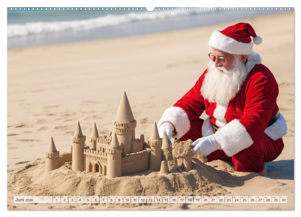 Durch das Jahr mit dem Weihnachtsmann (CALVENDO Wandkalender 2026)