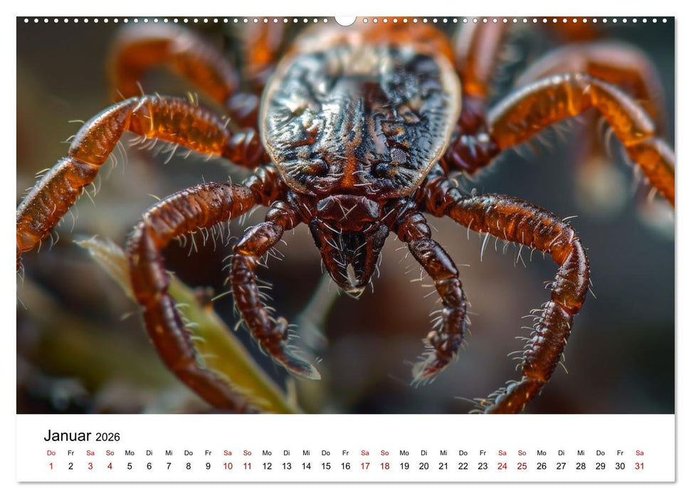 Insekten hautnah (CALVENDO Premium Wandkalender 2026)