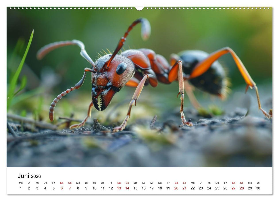 Insekten hautnah (CALVENDO Premium Wandkalender 2026)