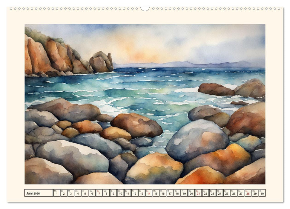 Facetten des Meeres (CALVENDO Premium Wandkalender 2026)